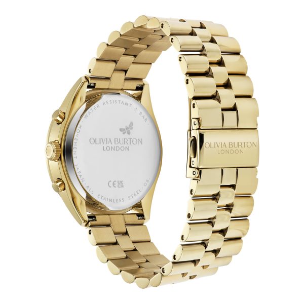 38mm City Classic Multifunction Gold Bracelet Watch - Image 5