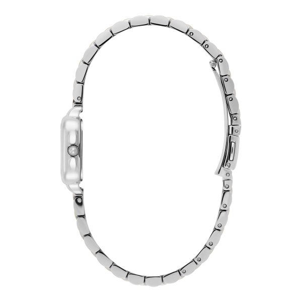 20mm Mini Grosvenor Chalk Blue & Two Tone Bracelet Watch - Image 4