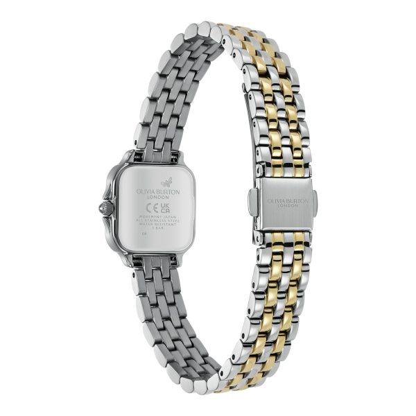 20mm Mini Grosvenor Chalk Blue & Two Tone Bracelet Watch - Image 5
