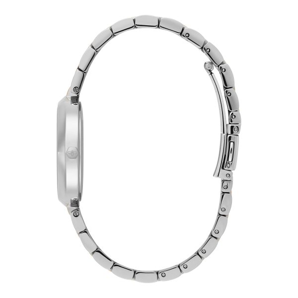 32mm Dimension T-Bar Chalk Blue & Two Tone Bracelet Watch - Image 4