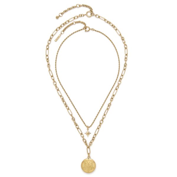 Ever Stacked Gold Plated Multi-Chain Necklace - Image 2