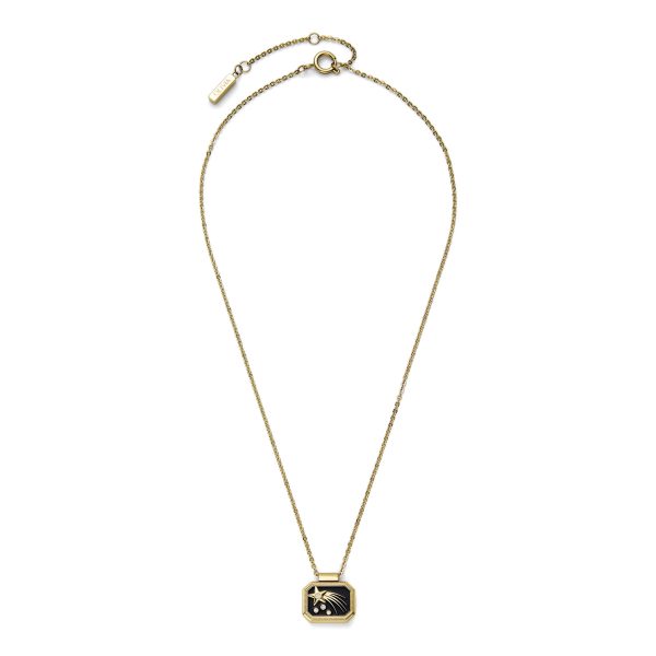 Shooting Star Onyx & Gold Plated Necklace - Image 2