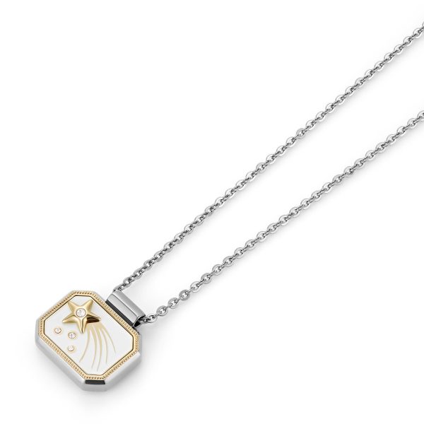 Shooting Star Ivory & Silver Tone Necklace - Image 4