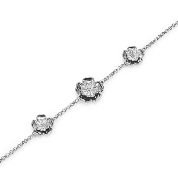 Tudor Rose Silver Tone Bracelet - Image 4