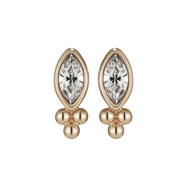 Dainty Rose Gold Plated Stud Earrings
