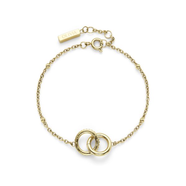 Amity Interlock Gold Plated Bracelet