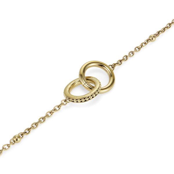 Amity Interlock Gold Plated Bracelet - Image 4