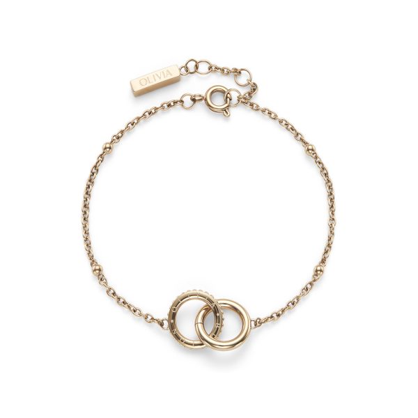 Amity Interlock Rose Gold Plated Bracelet